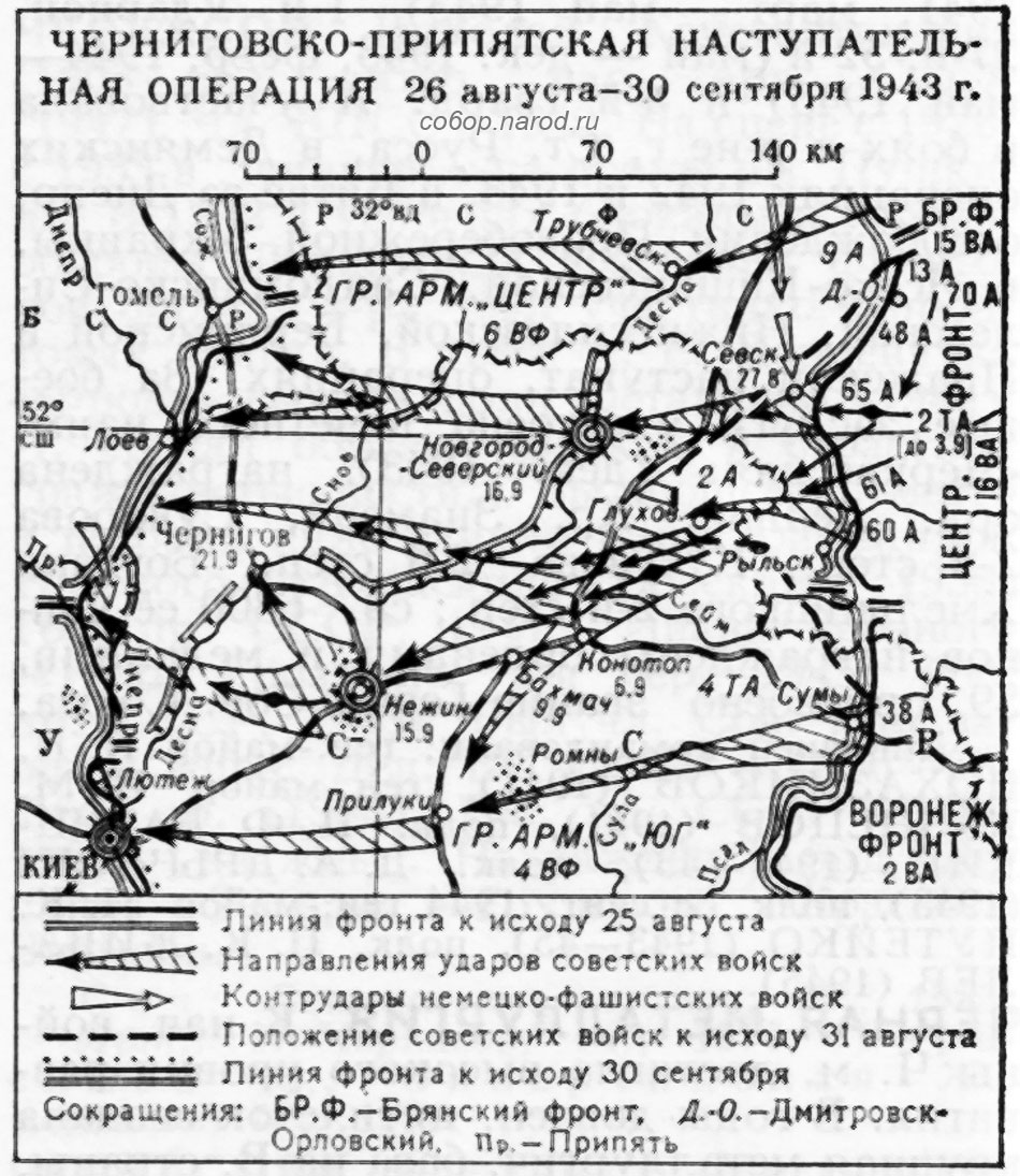 Карта боевых действий рыльск